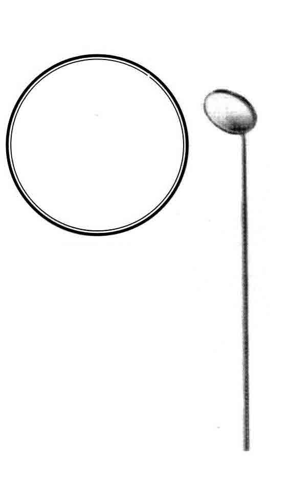 LARİNKS AYNASI 12CM ÇAP  30MM